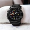 Годинник наручний чоловічий SKMEI 1520BK BLACK, армійський годинник протиударний. Колір: чорний