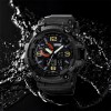 Годинник наручний чоловічий SKMEI 1520BK BLACK, армійський годинник протиударний. Колір: чорний