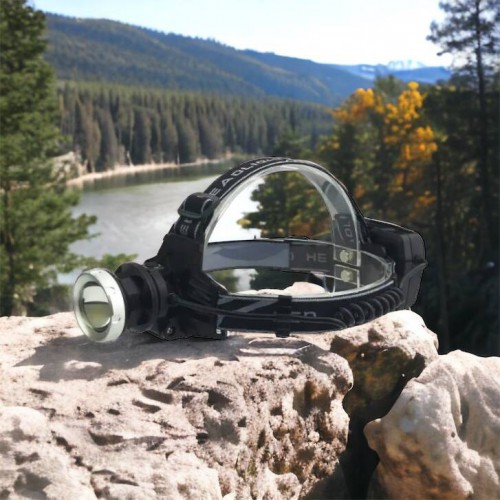 Ліхтарик на голову Bailong BL-8070-P50, LED налобний акумуляторний ліхтар, ліхтар на голову для риболовлі