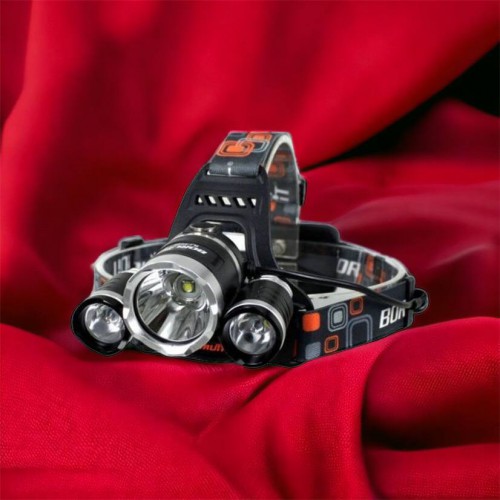 Ліхтар Police 3000-T6+2XPE (2х18650, 5 режимів, Zoom, 1500 люмен), Налобний ліхтар з лінзою