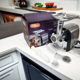 М'ясорубка Magio MG-269, 2400 W, м'ясорубка електрична метал, м'ясорубка з металевим редуктором
