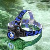 Ліхтар налобний W001-XPE, ЗУ 220V/12V, вбудований акумулятор, Потужний акумуляторний ліхтарик налобний