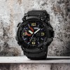 Годинник наручний чоловічий SKMEI 1520BK BLACK, армійський годинник протиударний. Колір: чорний