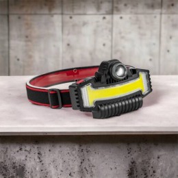 Налобний ліхтарик Bailong BL-W685-LTS+COB+RGB, 5 режимів, водостійкий, ударостійкий, USB кабель Type-c