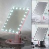Дзеркало для макіяжу з 16 LED підсвічуванням Mirror, косметичне дзеркало з підсвічуванням. Колір: рожевий