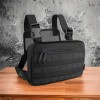 Тактична нагрудна сумка з Cordura 1000D, розгрузка чоловіча чорна