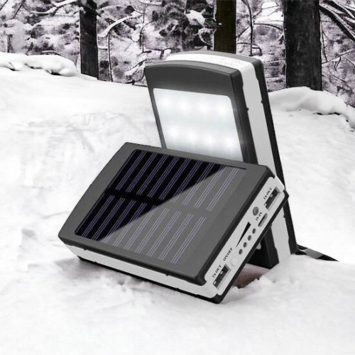 УМБ Power Bank Solar 90000 mAh мобільне зарядне з сонячною панеллю та лампою, Power Bank Charger Батарея