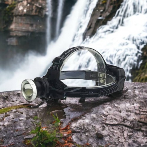 Ліхтарик на голову Bailong BL-8070-P50, LED налобний акумуляторний ліхтар, ліхтар на голову для риболовлі