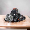 Ліхтар Police 3000-T6+2XPE (2х18650, 5 режимів, Zoom, 1500 люмен), Налобний ліхтар з лінзою