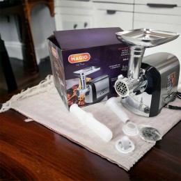 М'ясорубка Magio MG-269, 2400 W, м'ясорубка електрична метал, м'ясорубка з металевим редуктором