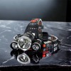 Ліхтар Police 3000-T6+2XPE (2х18650, 5 режимів, Zoom, 1500 люмен), Налобний ліхтар з лінзою