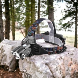 Ліхтар налобний W602-T6-2XPE Bike з велокріпленням 2x18650, світлодіодний ліхтар на лоб, надпотужний