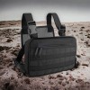Тактична нагрудна сумка з Cordura 1000D, розгрузка чоловіча чорна