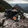 Налобний ліхтар Police BL-2155-XPE + вбудований акумулятор + USB, Потужний акумуляторний ліхтарик налобний