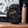 Годинник наручний чоловічий SKMEI 1520BK BLACK, армійський годинник протиударний. Колір: чорний