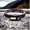 Налобний ліхтарик Bailong BL-1801A акумуляторний, світлодіодний ліхтарик налобний, ліхтар на лоб
