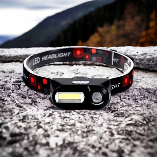 Налобний ліхтарик Bailong BL-1801A акумуляторний, світлодіодний ліхтарик налобний, ліхтар на лоб