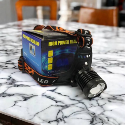 Ліхтар налобний Police BL-2189 T6 (MicroUSB), універсальний, з оптичним зумом, водонепроникний ліхтар