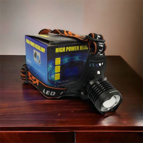 Ліхтар налобний Police BL-2189 T6 (MicroUSB), універсальний, з оптичним зумом, водонепроникний ліхтар