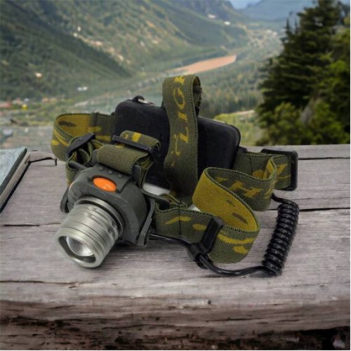 Налобний ліхтар тактичний Bailong BL-1505\602B SENSOR з датчиком руху, Ліхтарик налобний led