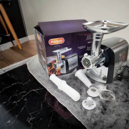 М'ясорубка Magio MG-269, 2400 W, м'ясорубка електрична метал, м'ясорубка з металевим редуктором