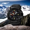 Годинник наручний чоловічий SKMEI 1520BK BLACK, армійський годинник протиударний. Колір: чорний