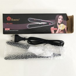 Щипці, плойка прасок DOMOTEC MS-4905, Щітка щипці для випрямлення волосся. Колір: рожевий