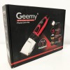 Професійна машинка для стрижки волосся GEMEI GM-550 з двома акумуляторами, Бритва триммер для бороди