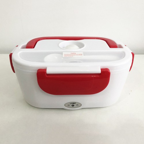 Ланч бокс електричний із підігрівом Lunch Heater 220 V Pro, ланч бокс від мережі. Колір: рожевий