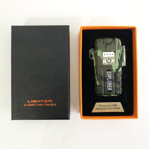 Запальничка імпульсна JL317 Explorer, Вітрозахисна запальничка, Запальничка юсб з гравіюванням