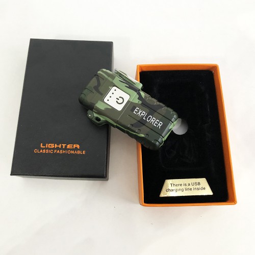 Запальничка імпульсна JL317 Explorer, Вітрозахисна запальничка, Запальничка юсб з гравіюванням