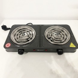 Електроплита настільна Domotec MS-5802, плита двокомфоркова електроплита побутова електрична