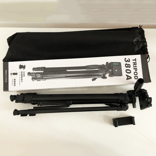 Штатив для камери, телефону, трипод, тринога TriPod 380A 0.50-1.35м, Штатив розкладний для фото