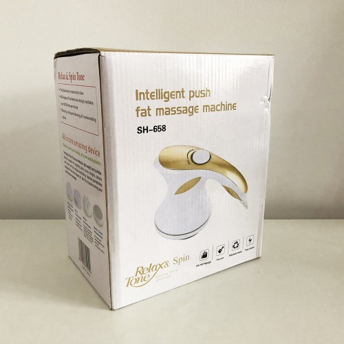 Масажер для тіла Relax and Spin Tone SH-658, вібро антицелюлітний масажер. Колір: жовтий