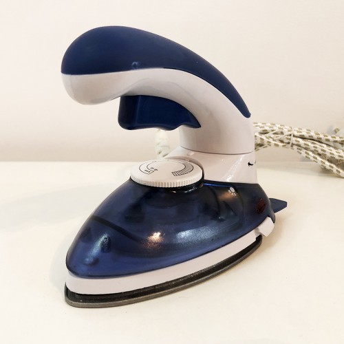 Відпарювач Mini Steam Iron HT-558B, Праска електрична парова, Парова праска для одягу. Колір: синій