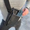 Сумка з натуральної шкіри чоловіча, месенджер шкіряний чорний, якість, чоловіча сумка через плече
