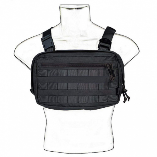 Тактична нагрудна сумка з Cordura 1000D, розгрузка чоловіча чорна