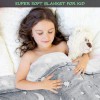 Плед, що світиться в темряві, плюшеве покривало Blanket kids Magic Star 150х100 см флісова ковдра. Колір: сірий