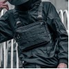 Тактична нагрудна сумка з Cordura 1000D, розгрузка чоловіча чорна