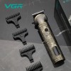 Акумуляторна машинка для стрижки волосся VGR V-962 тример для бороди та вусів з насадками 1-7 мм