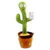 Танцюючий кактус співаючий 120 пісень з підсвічуванням Dancing Cactus TikTok іграшка Повторюшка кактус