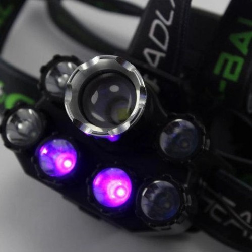Яскравий світлодіодний ліхтар налобний Bailong Police BL-T78 5 led білий, налобний ліхтарик з usb зарядкою