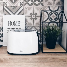 Тостер MAGIO MG-272W 750 Вт, тостер кухонний, тостери для дому, тостерниця, сендвіч-тостери. Колір: білий