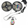 Світлодіодна стрічка SMD 5050 RGB LED 2 м IP65 з пультом та блоком живлення USB, 2м, Стрічка світлодіодна 5050