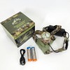 Ліхтар налобний 2130-T6 Military, акумуляторний 18650х2, zoom, зарядка micro USB, Головний ліхтарик