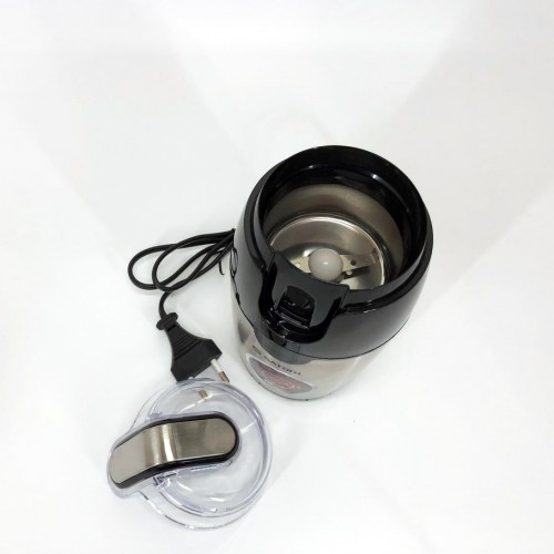 Кавомолка SATORI SG-2510-SL, електрична кавомолка подрібнювач, кавомолка потужна, подрібнювач зерен