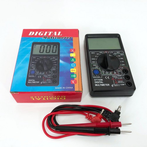 Цифровий мультиметр Digital DT700B з великим дисплеєм, тестер для вимірювання напруги, якісний