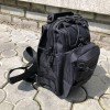 Набір: армійська чорна сумка + тактичний ліхтар професійний POLICE BL-X71-P50