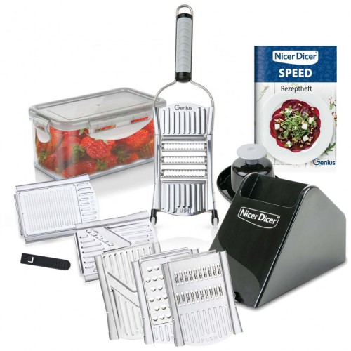 Універсальна овочерізка кухонний рубанок Овочерізка Nicer Dicer SPEED, ручна овочерізка мультислайсер