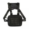 Тактична нагрудна сумка з Cordura 1000D, розгрузка чоловіча чорна